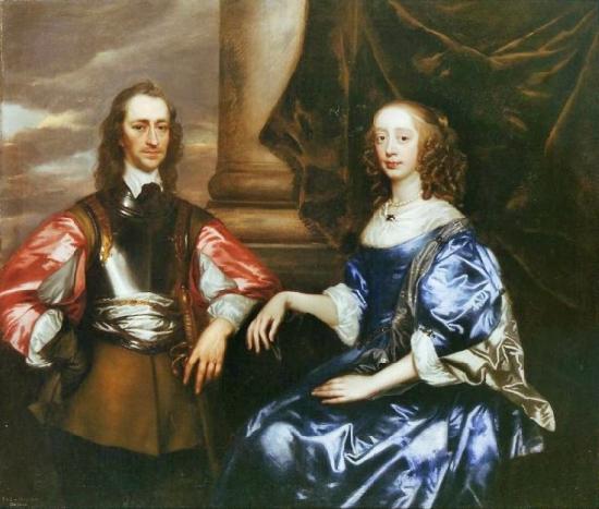 Sir Peter Lely Earl and Countess of Oxford by Sir Peter lely oil painting image